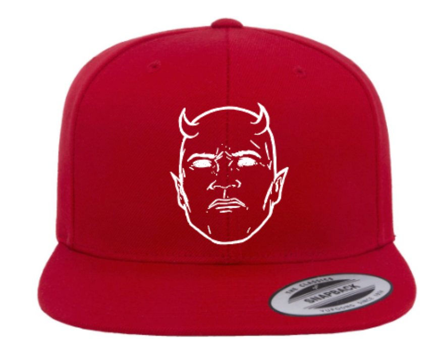 Goblin Hat - Red/White